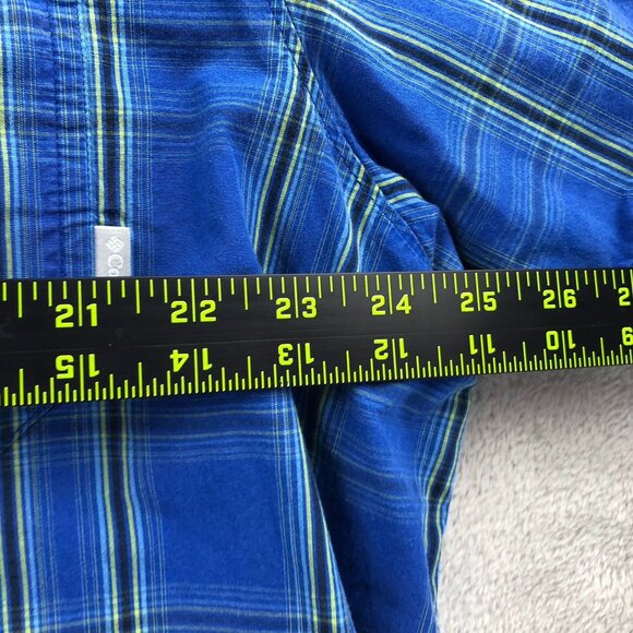 2 Columbia Mens Shirt XXL Lot Of Two Short Sleeve Plaid Omni-Shade Activewear - Picture 9 of 16